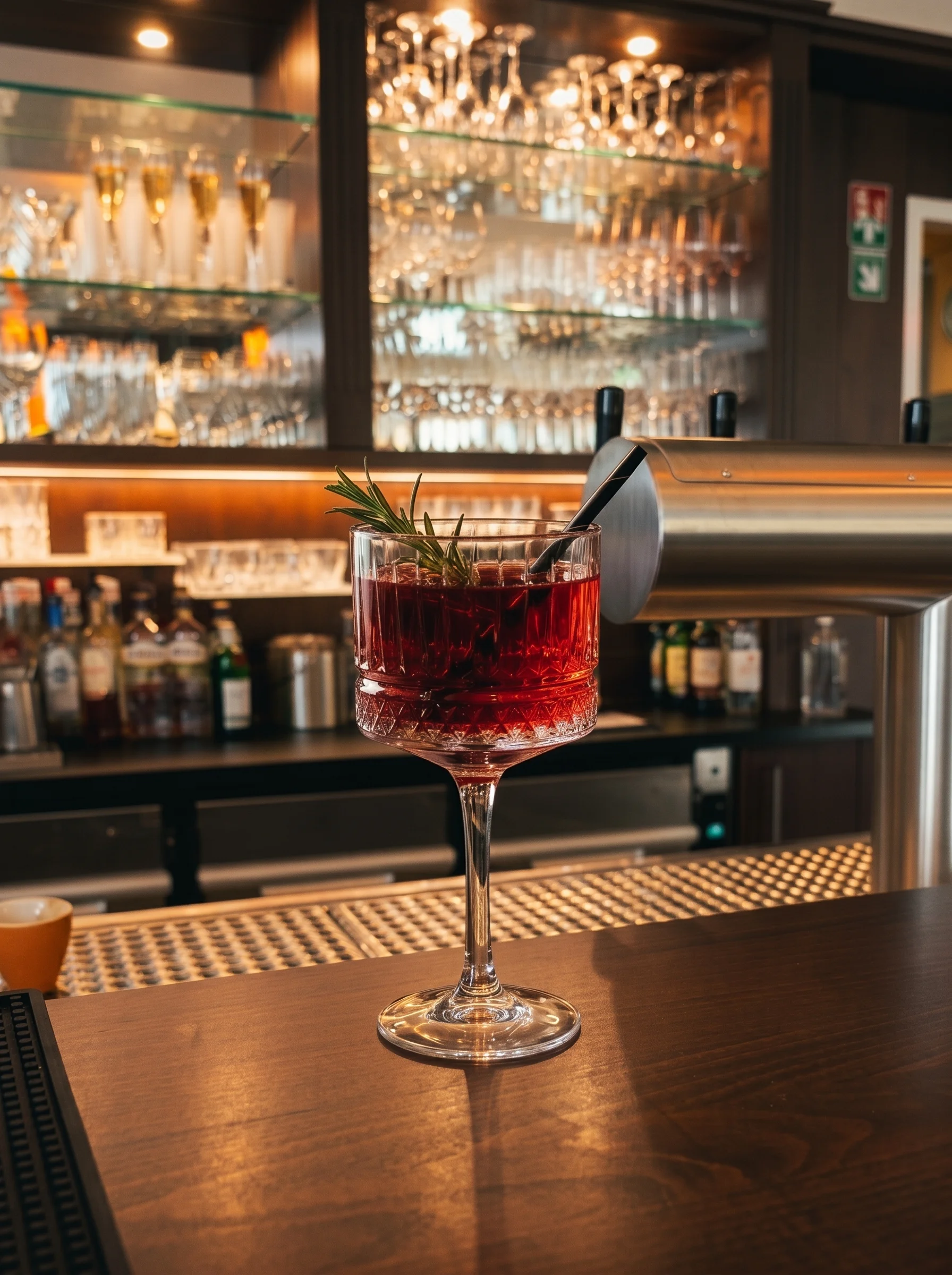 Bellamoure Aperitif im Kristallglas