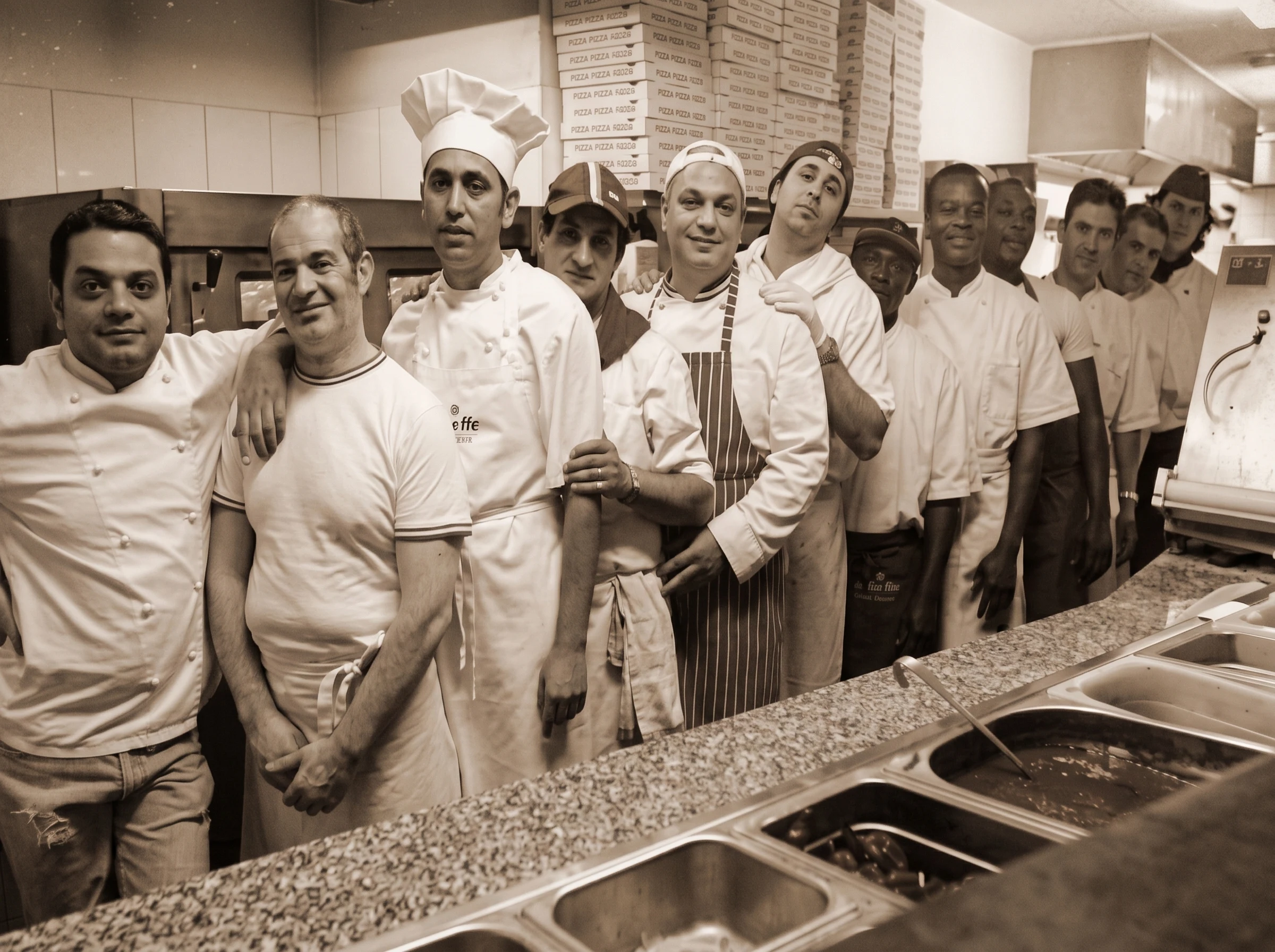 Mama Mia Küchenteam 2008